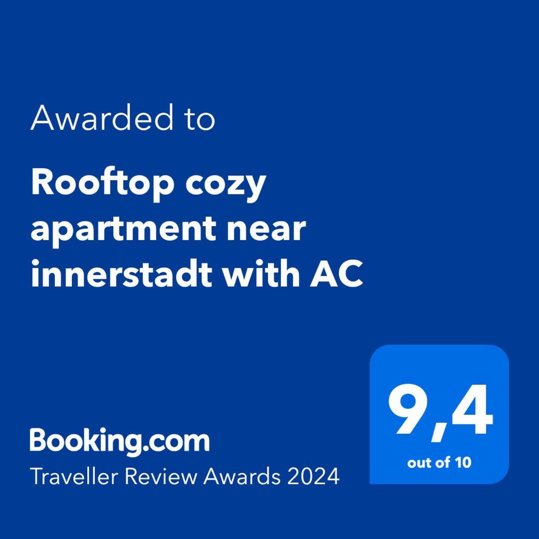 Rooftop Cozy Apartment Near Innerstadt With Ac Вена Экстерьер фото